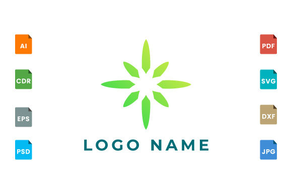 Abstract Floer Logo: A Versatile Vector Asset for Modern Branding