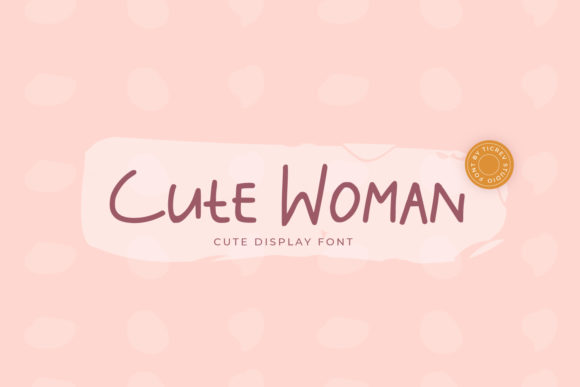 Cute Woman: A Handwritten Font for Timeless Designs