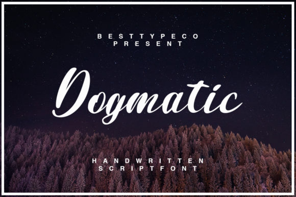 Dogmatic: The Handwritten Font Redefining Modern Design
