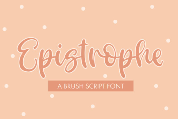 Epistrophe: Elevating Your Creative Projects with a Brush-Style Script