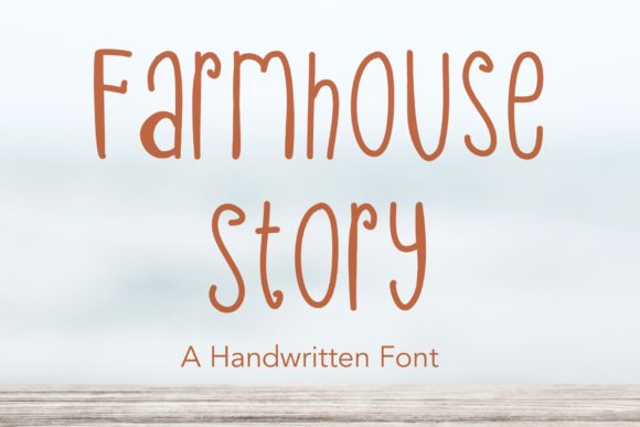 Farmhouse Story: A Handwritten Font for Authentic Design