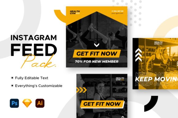 Instagram Feed Post Gym Template: Elevate Your Visual Storytelling Across Industries
