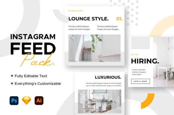 Instagram Feed Post Interior Template: A Strategic Asset for Coherent Branding