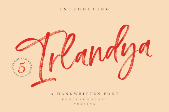 Irlandya: The Brush Font That Brings Handwritten Warmth to Any Project