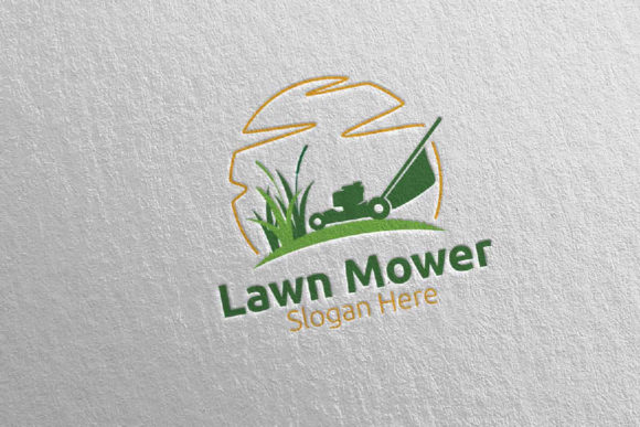 Lawn Mower Gardener Mowing Logo 2: A Practical Evaluation for Branding Professionals