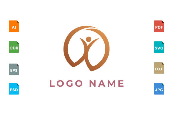 Logo Design of People Who Are Happy