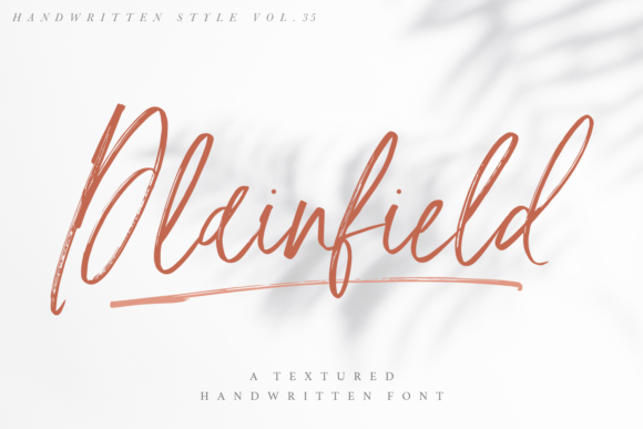 Plainfield: The Brushed Handwritten Font for Personalized Design