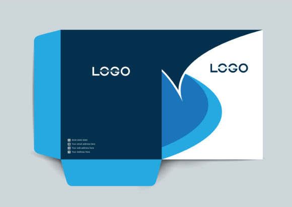 Presentation Folder Design Template for Professional Branding