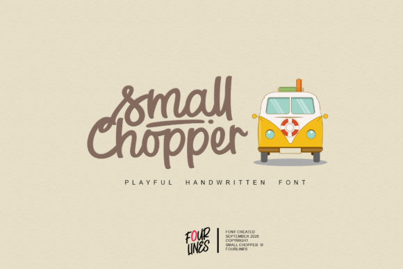 Small Chopper: A Playful Handwritten Font for Modern Projects