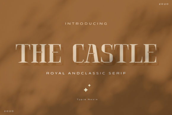 The Castle Font: A Bold Vintage Serif for Modern Design
